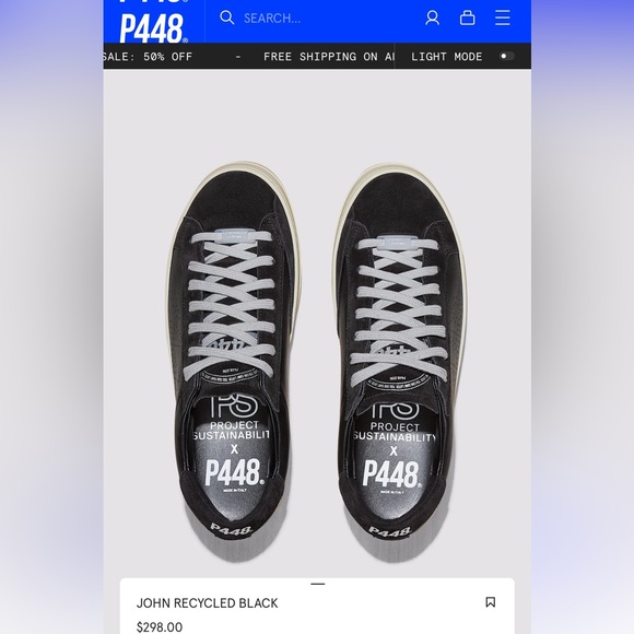 P448 John (*not recycled as in last photo)mens size 48 (us 13-14) used condition - Picture 10 of 10